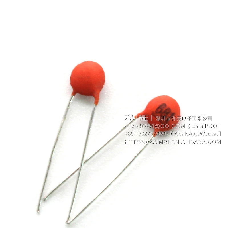 (1Bag=100Pcs) Ceramic capacitor 50V 681 680pF