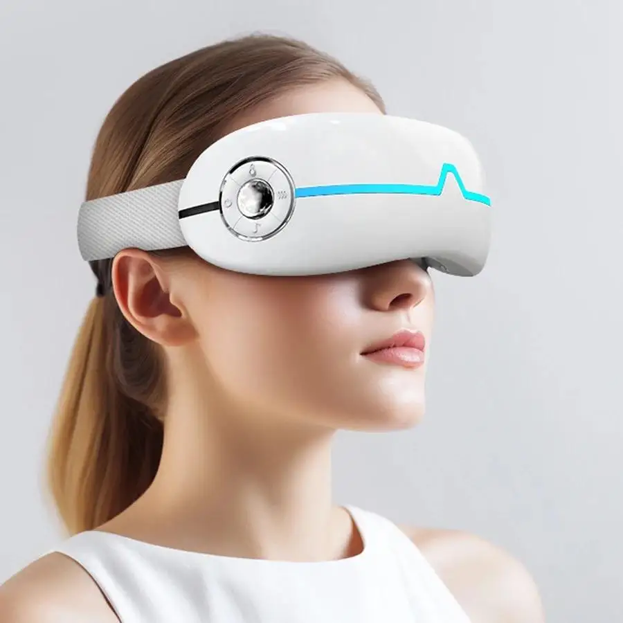 Portable 4d Smart Eye Mask Cooling Heating Steam Eye Massager Fatigue Mini Electric Portable Eyes Vibration Massager