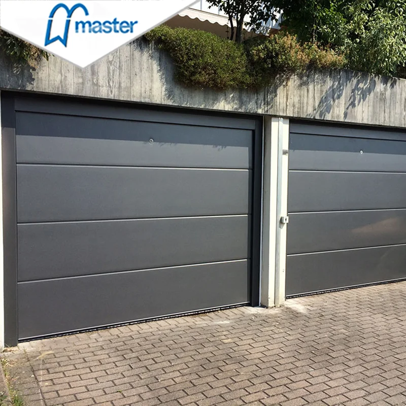 New Style High Quality Best Price Automatic Aluminum Sectional Overhead Insulated Garage Doors With Flush Panel
