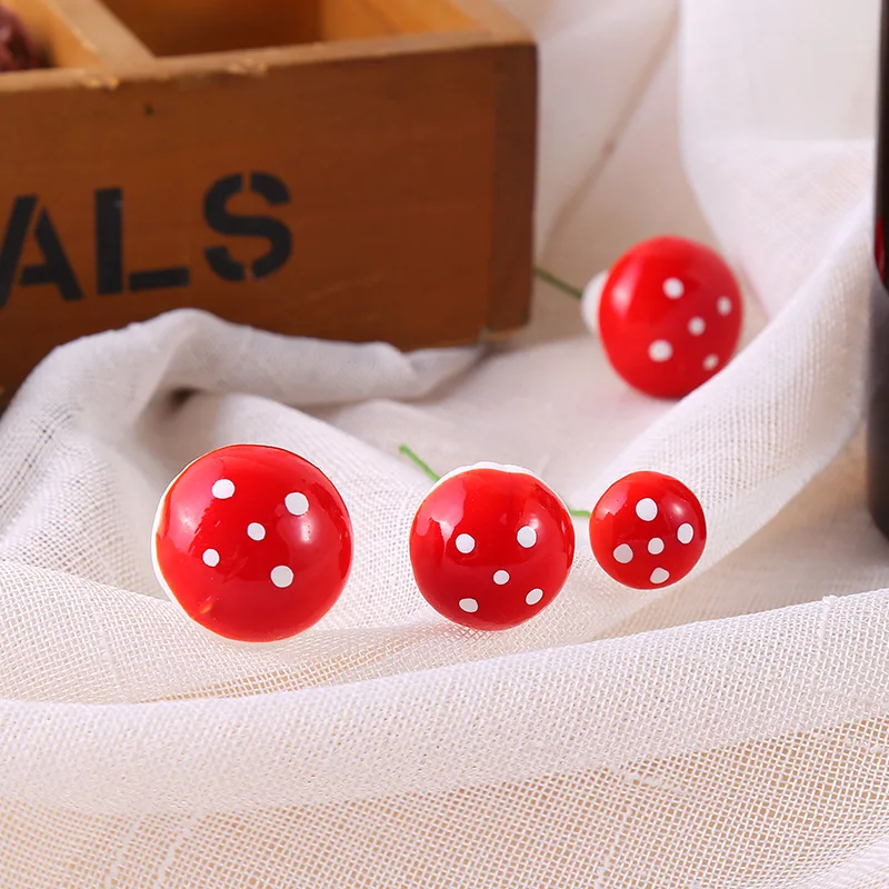 Мини-гриб, искусственные поролоновые горшечные растения, украшение для сада, полимерное ремесло, украшение Моха, миниатюрная фигурка