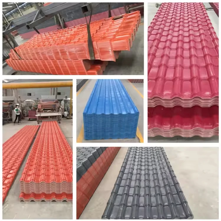 Waterproof ASA PVC roof tile plastic roofing sheet for shed