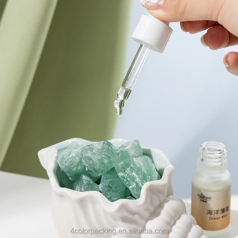 Eco-Friendly Luxury Gift DIY Car Home Aroma Salt Crystals Healing Diffuser Stone Gift Set With Essential Oil