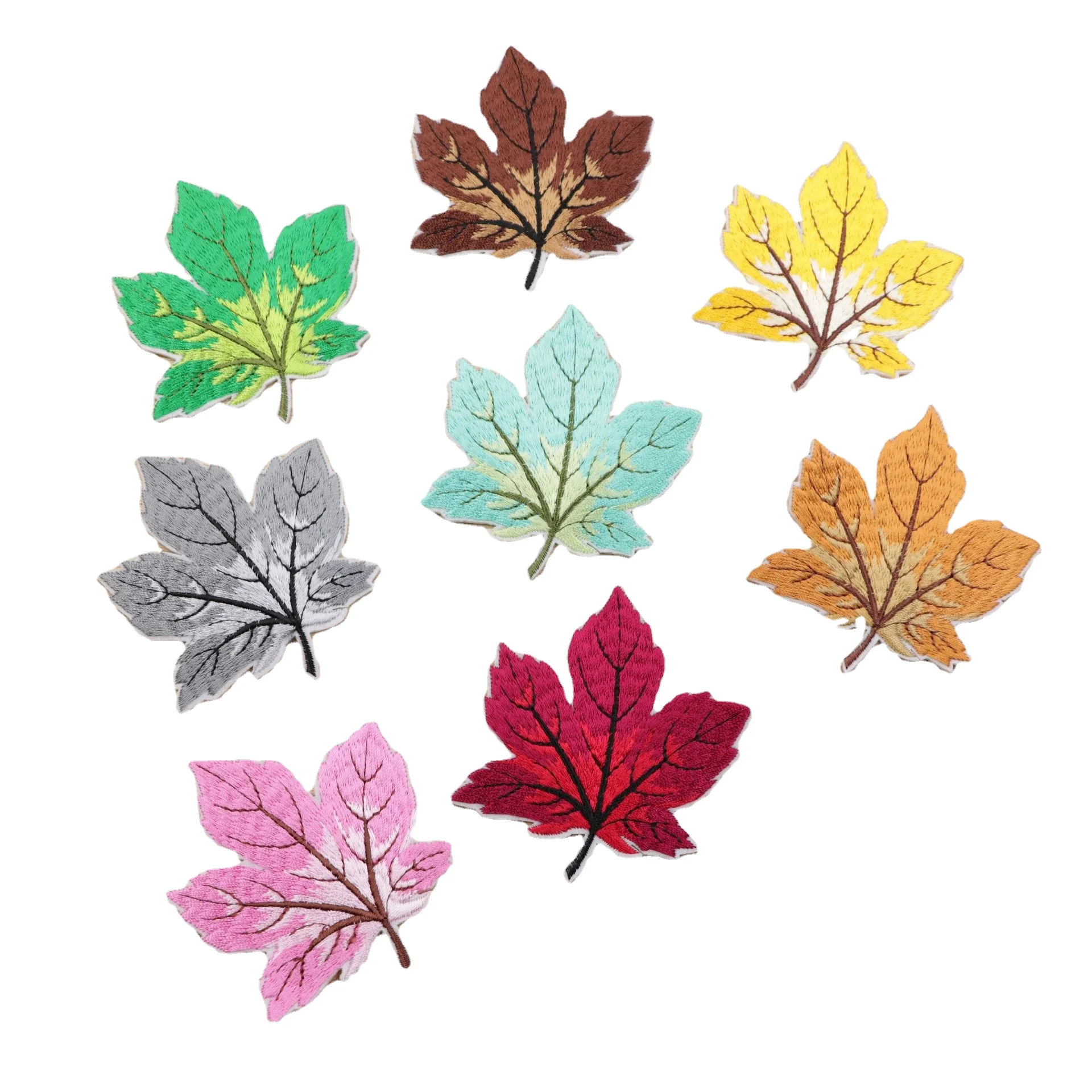 Factory Direct sew on embroidery sequin patch coat of arms patches