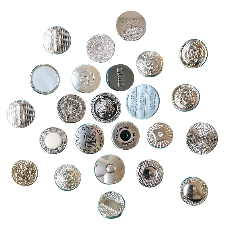 OEM and ODM custom jean button cross metal rivets zinc alloy jeans denim collection jeans buttons 17mm