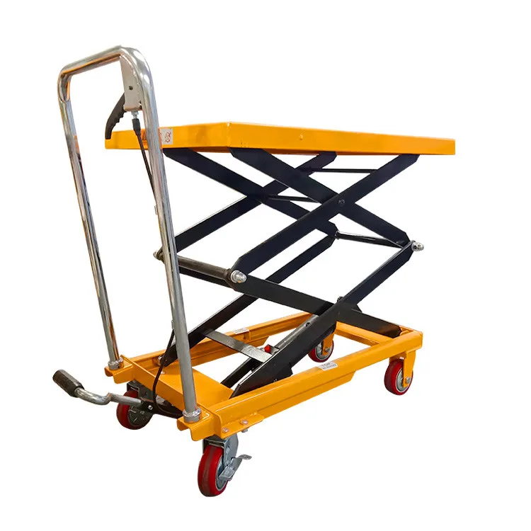 wholesale hand lift tables machine truck 0.3t 0.5t 0.8t 1t manual hydraulic lift 1m 1.5m work platform