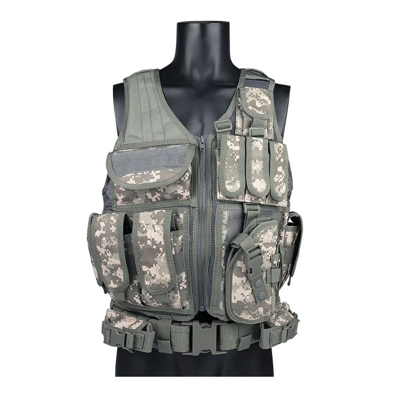 Custom Protect Lightweight Netting Breathable Safety Outdoors Training Tactical Vest