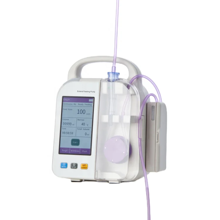 Touch screen Hospital Enteral Medical Feed Pump Nutrition Infusion Continuous Feeding Patient Enteral Feeding Pump