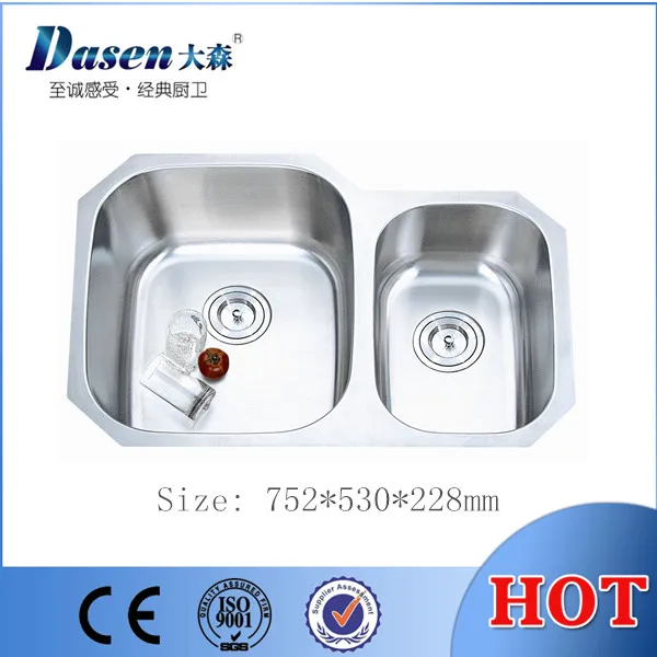 Dasen DS7553 мойка из нержавеющей стали с европейской сушилкой сушилка для посуды одна миска кухонная раковина