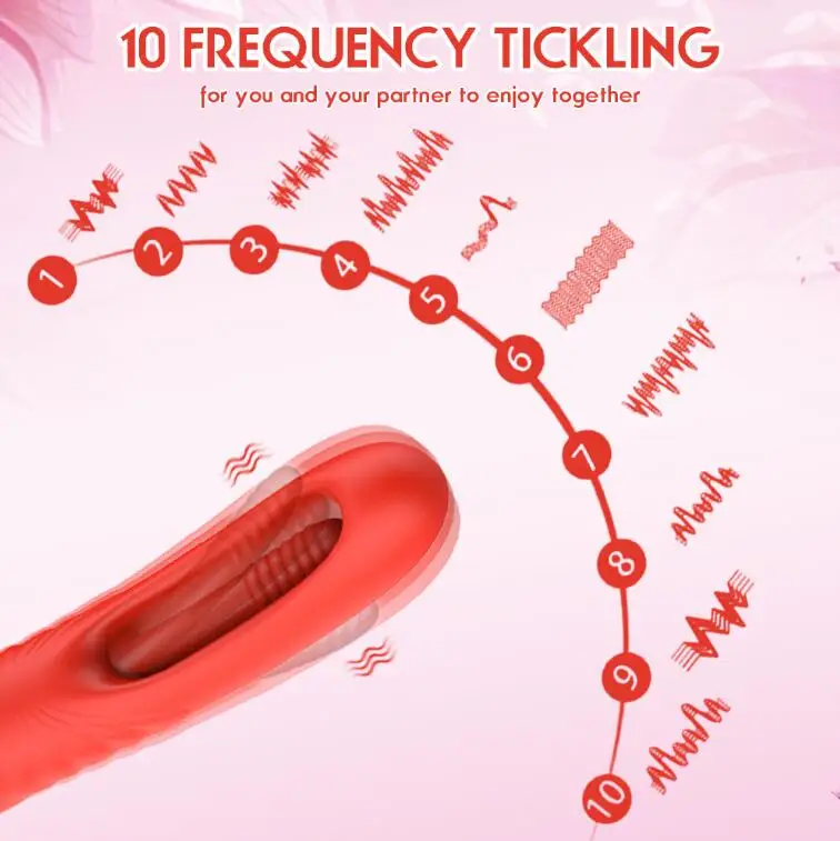 Powerful Tapping Flapping AV Massage Wand Dildo Vibrator 10 Mode Vagina G Spot Stimulator Clitoris Anal Sex Toys for Women%