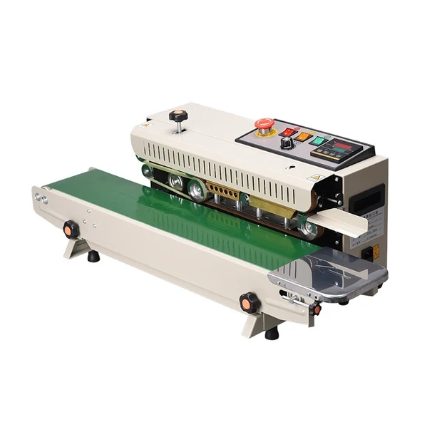 Yaomatec  Automatic Horizontal Plastic Film Bags Heat Sealing Machine Continuous Band Sealer
