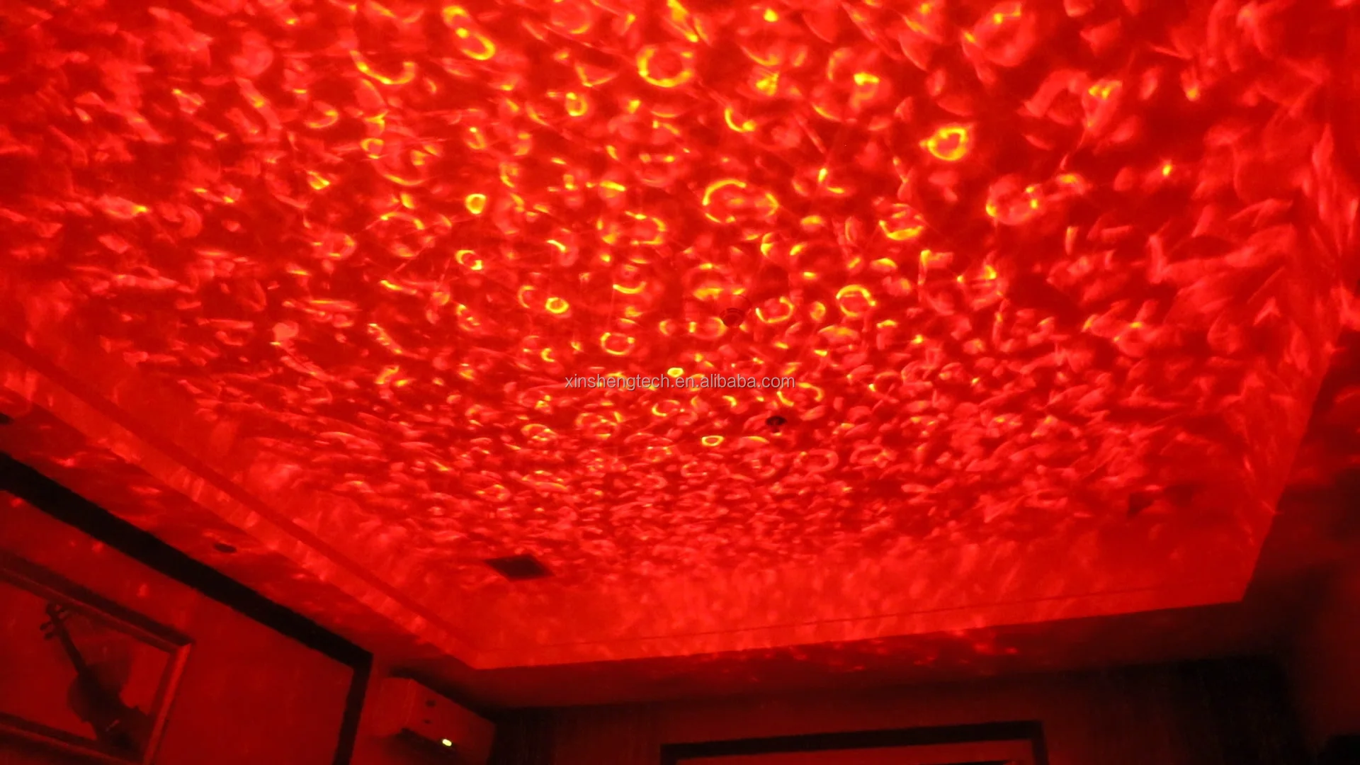 Disco Ball Decoration Led Bluetooth Ambient Lighting Sound Sensitive Music Starry Sky Projector Atmosphere Light With Ocean Wave