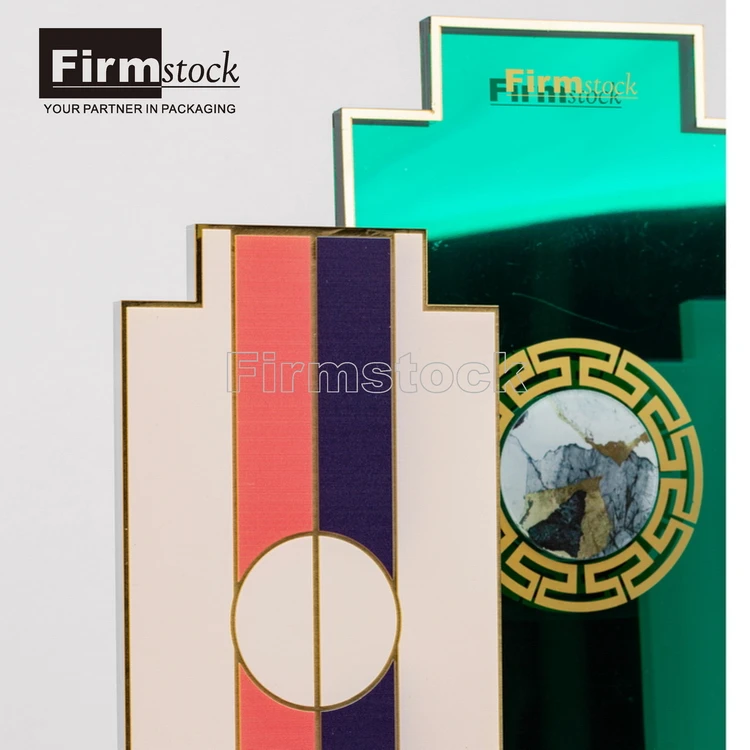 2022 New design marble lipstick skincare custom perfume bottle counter makeup small showcase