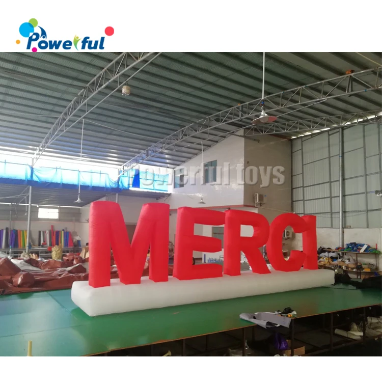 Advertising giant inflatable letter, inflatable mark sign, inflatable Billboard brands