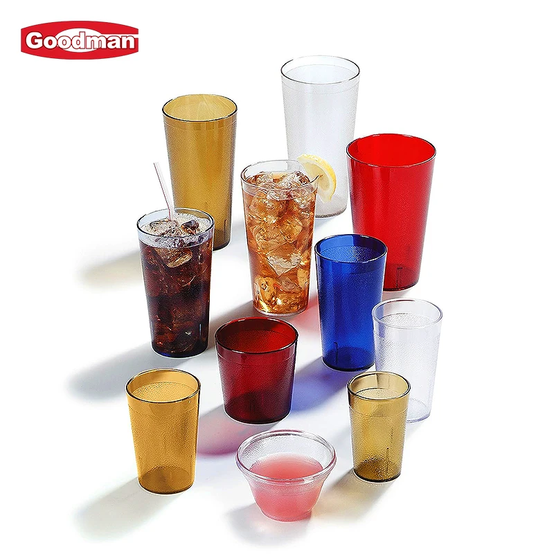 Wholesale Bulk 20oz Reusable Beverage Sublimation Cup Drinking Glass for Restaurant Party Clear Plastic Pebbled Tumbler