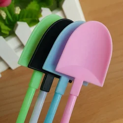Amazon hot sale black and white mixed colors  plastic Small dessert scoop spoon
