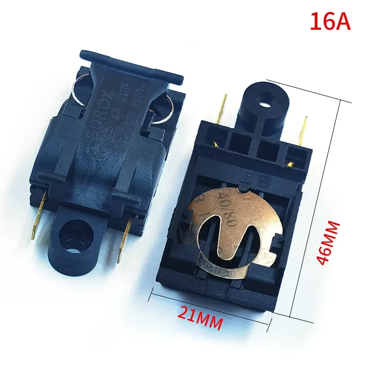 Black/White electric kettle accessories steam switch 16A high-current heater water heater components household appliances parts