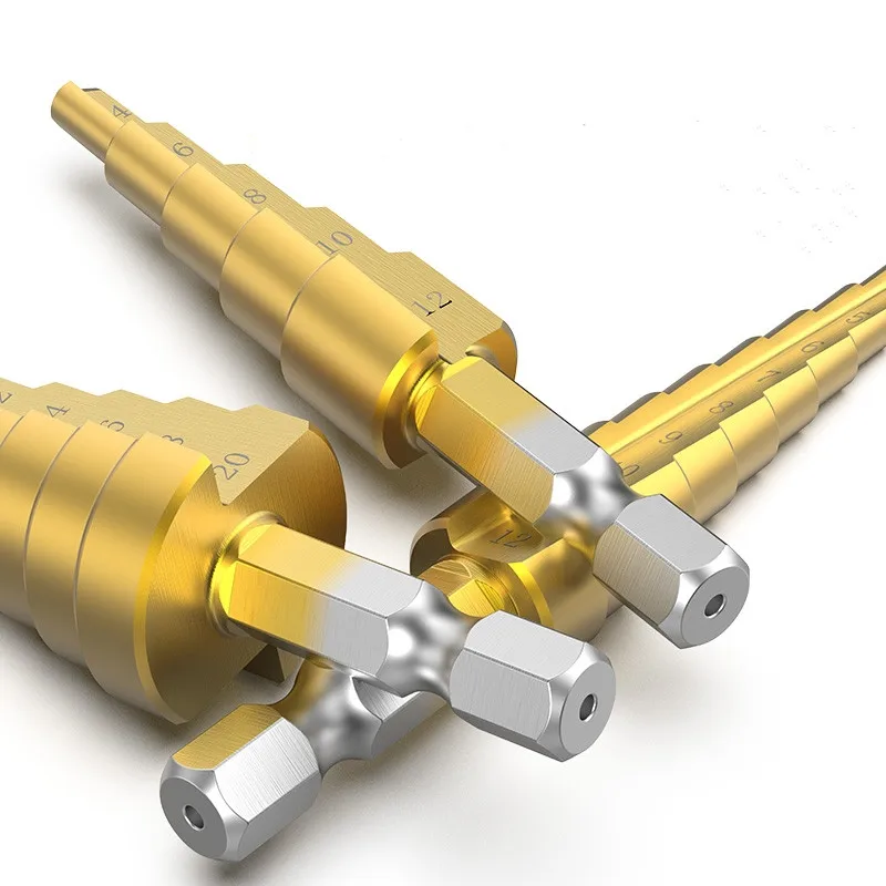 Step Drill Bit 4-32 High Speed Steel M35 for metal, wood, stainless steel soft drilling