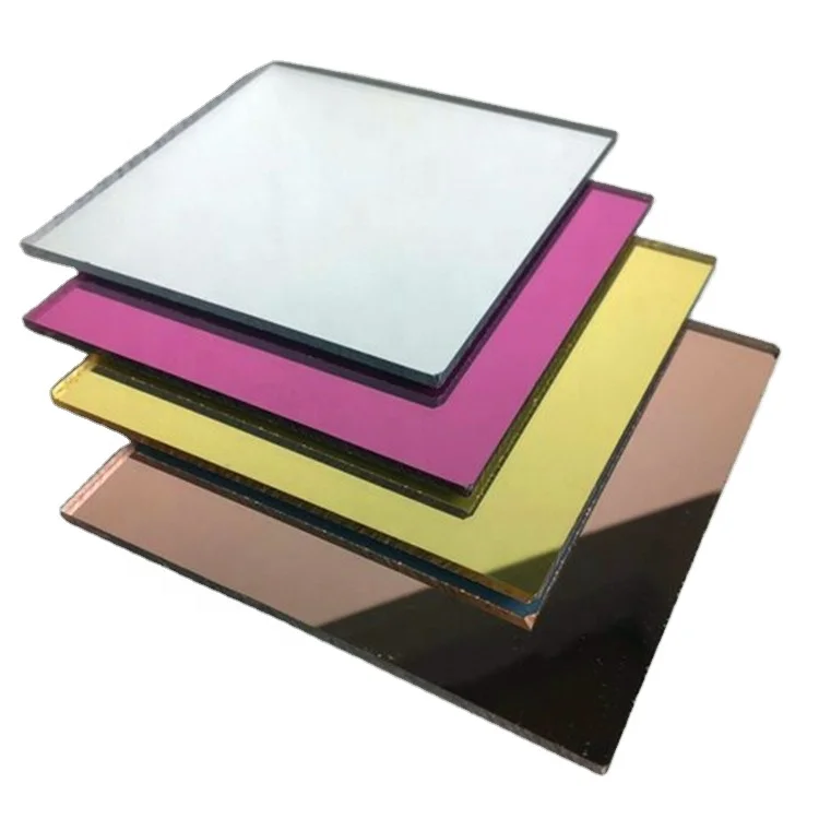 Clear colorful aluminum anti corrosion mirror for