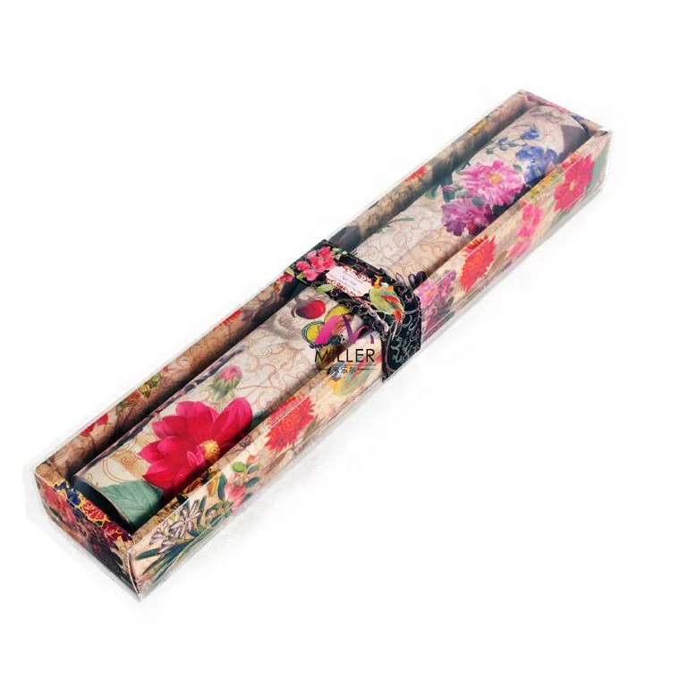 Non Adhesive Floral Print Lavender Scented Drawer Liners Fragrant Paper Liners