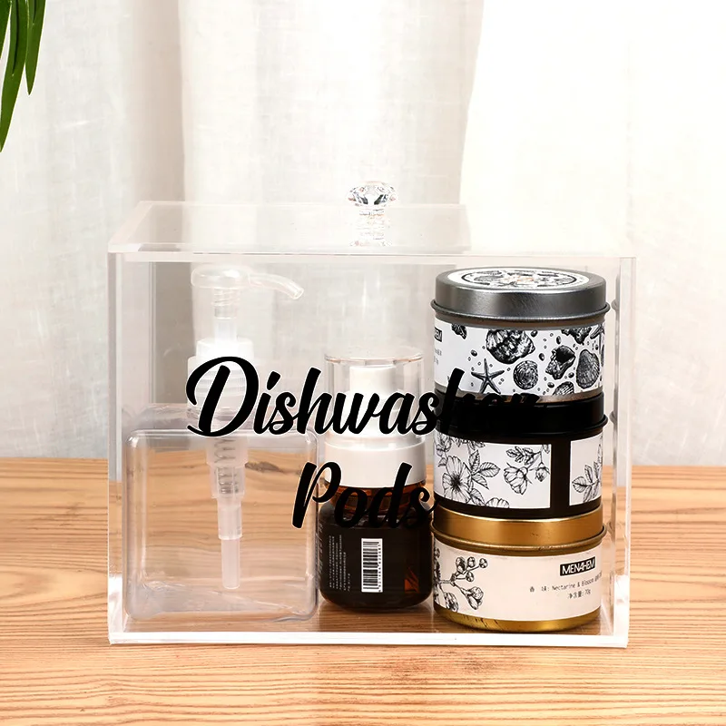 custom transparent plexiglass acrylic flip lid storage jewelry display gift box