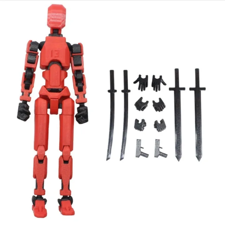 Multi-Jointed Movable Shapeshift Robot 2.0 3D Printed Mannequin Dummy Action Model Doll Toy Kid Gift
