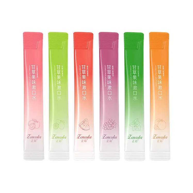 OEM Factory Wholesale Portable Mouthwash teeth whitening Oral care Fruit flavor Mouthwash in bags