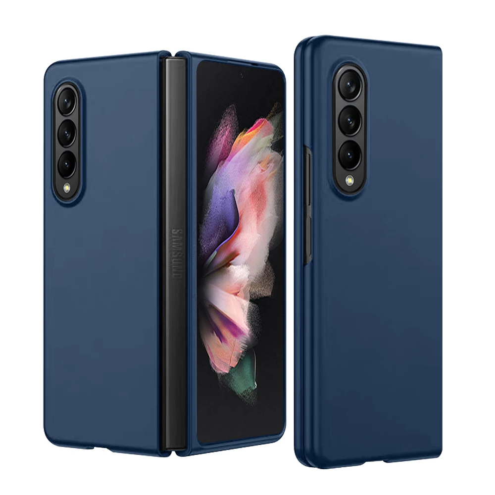 Original GKK Luxury Tempered Glass Leather Case For Sam-Sung Galaxy Z Fold 4 Full Protection Z Fold 3 Magnetic Stand Hard Cover