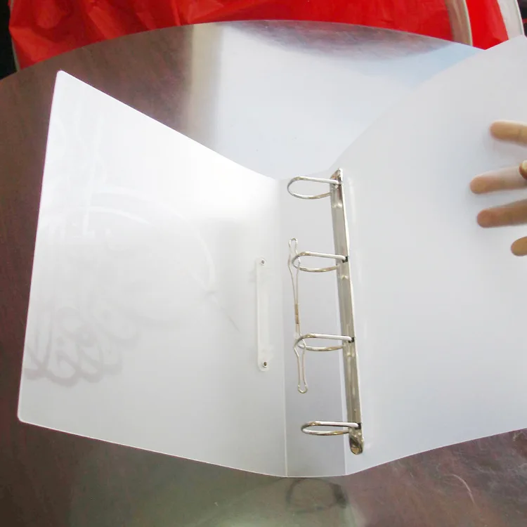 Manufacturer Customized PP Plastic Loose Leaf File Folder