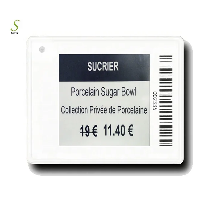 2023 Shelf label SUNY Epaper Display Digital Etichette Elettroniche Prezzo ESL Price Tag