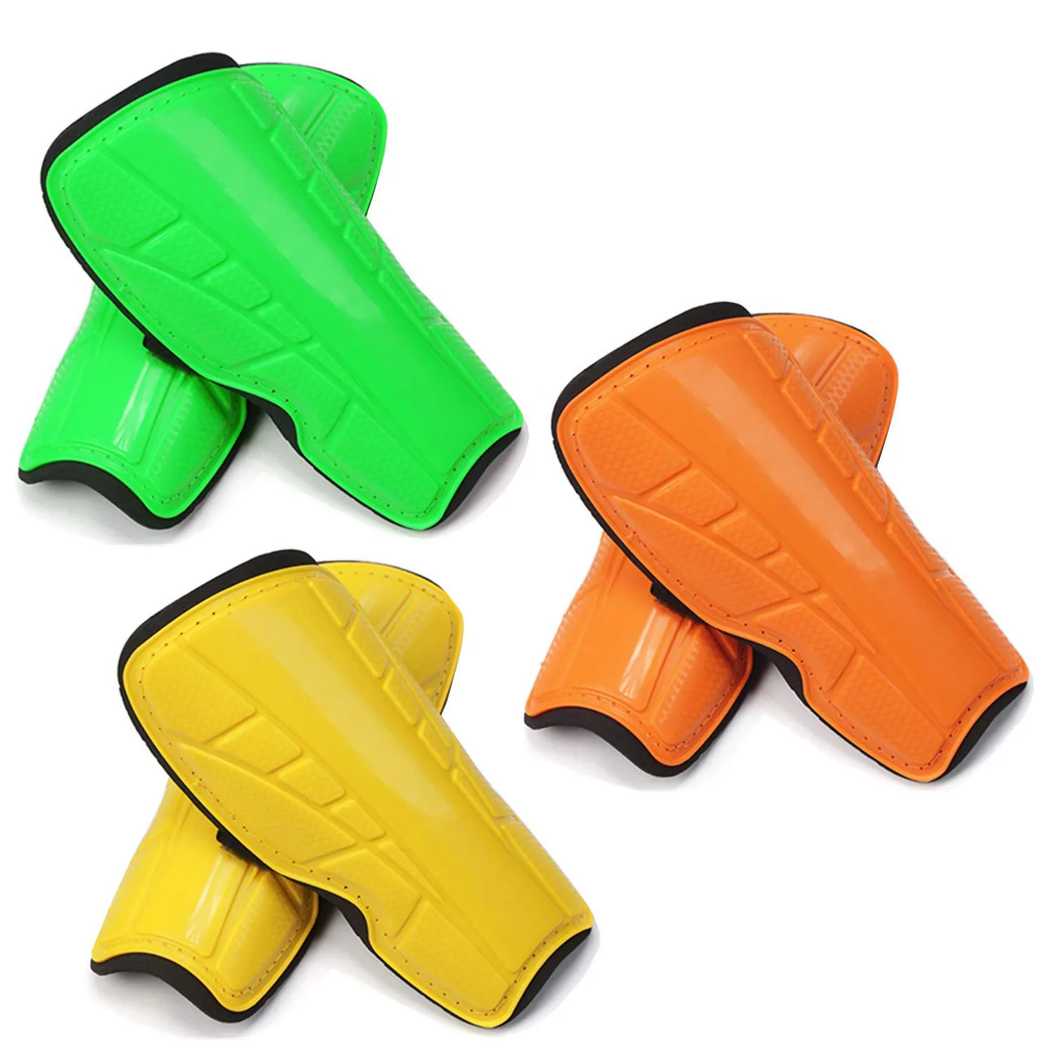 Wholesale Soccer Guards Leg Protector Football Shin Pads Plastic Outdoor Sport Leg Protective Gear Breathable Shin Guard