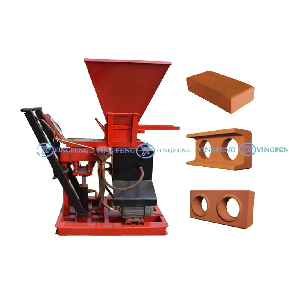 Hot Sale M7mi Twin Automatic Special Interlocking Logo Clay Cement Soil Brick Press Making Machine