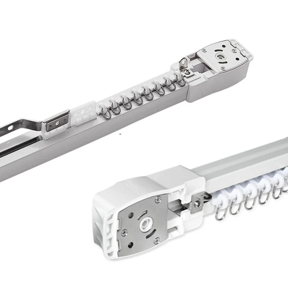 DIY Custom Length Window Curtain Track Automatic Electronic Aluminum Rails DT82 WiFi Zigbee Tuya WiFi Motorized Curtain Motor