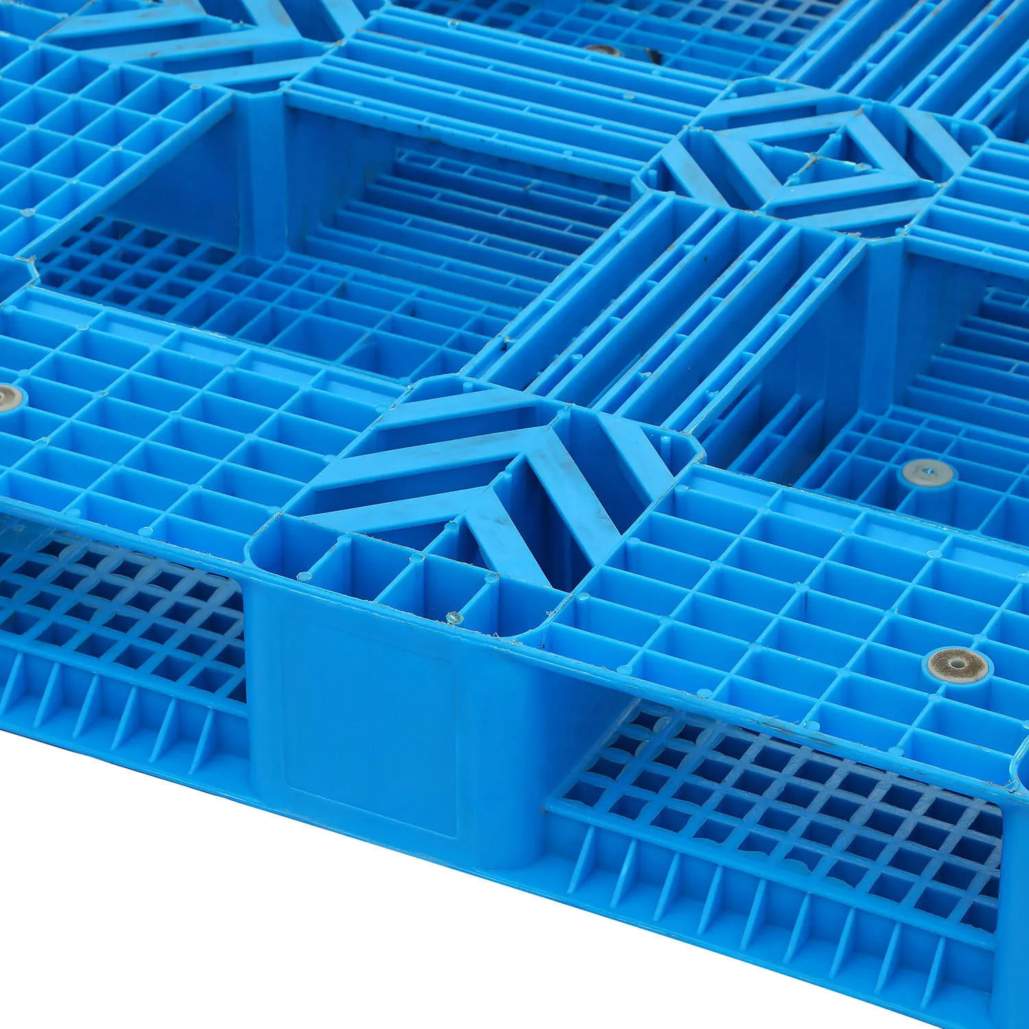 Heavy duty 48x40 industrial HDPE euro Logistics Pallets stackable plastic pallets 1200x1100 reinforcement  Double Faced Pallets