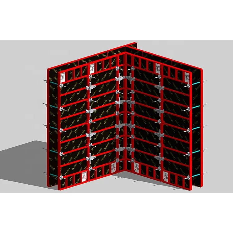 TECON Adjustable Steel Frame Formwork  Column Wall Concrete Mould Various Sizes Technical Support for Sale