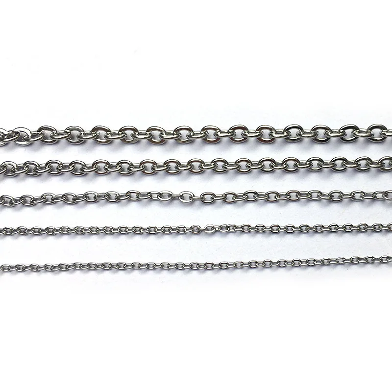 
Роликовая шариковая веревка, панцирная цепь из кубинской нержавеющей стали, все размеры, на заказ 