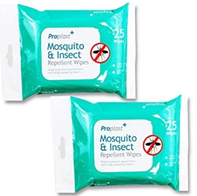 Одноразовые влажные салфетки на заказ, многофункциональные карманные влажные салфетки, репелленты от комаров, влажные салфетки