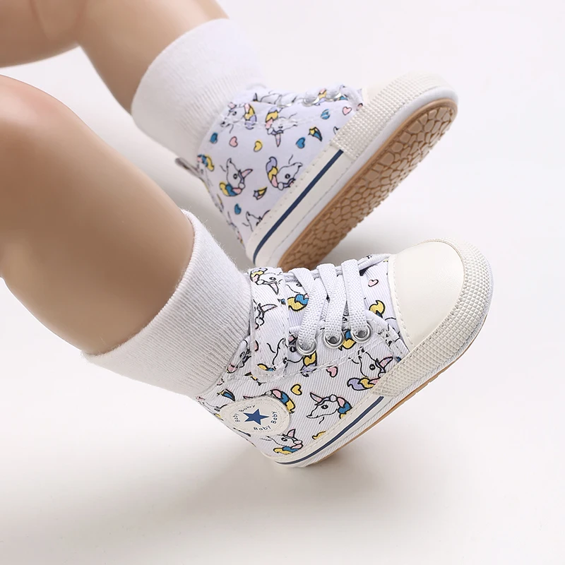 Valen Sina 0-1 year old boys and girls single shoes spring and autumn soft rubber soles new baby shoes casual walking shoes