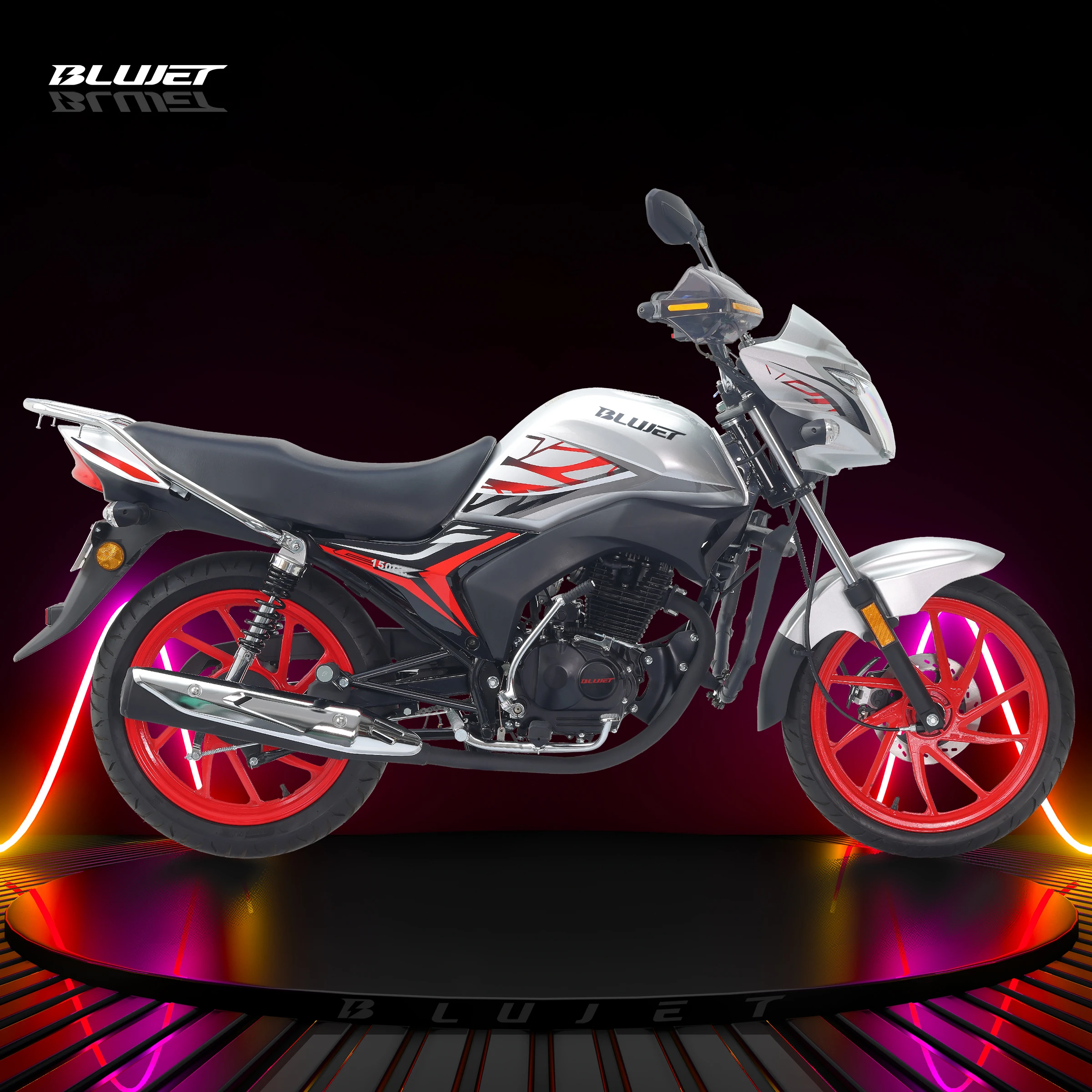 Funride 150  New 150cc street motorcycle push rod CG1500 engine digital meter disc brake for Latin America market