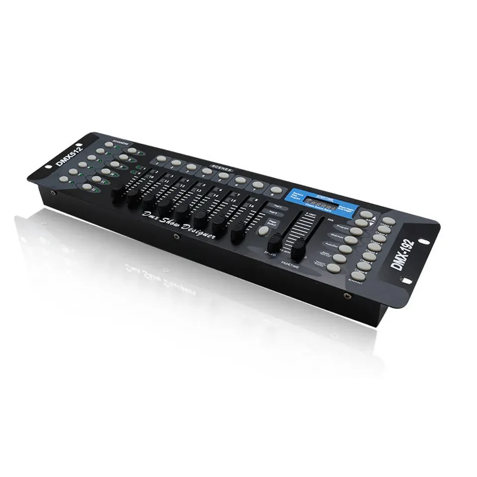 Professional 192 Channel DMX 512 Console Stage Light DJ Laser Computer Effect Switch Controller
