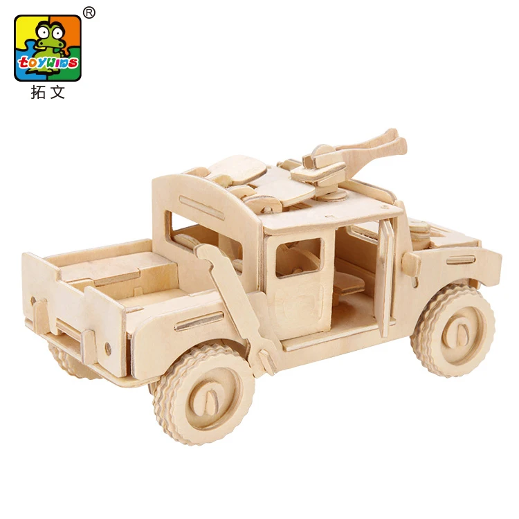 wholesale wooden toys  car model wood brain game 3d cube puzzle toys and educational games Teaching aids DIY Arts Project