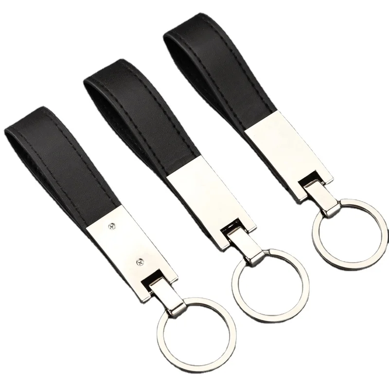 Fashion Anti-lost Car Keychain Leather Key Chain New Metal Auto Vehicle Keyring Holder Accessories Gift for Husband Keys