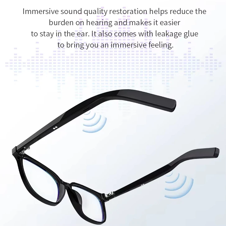Car smart glasses music headphones sunglasses can be paired with myopia lenses smart Bluetooth glasses