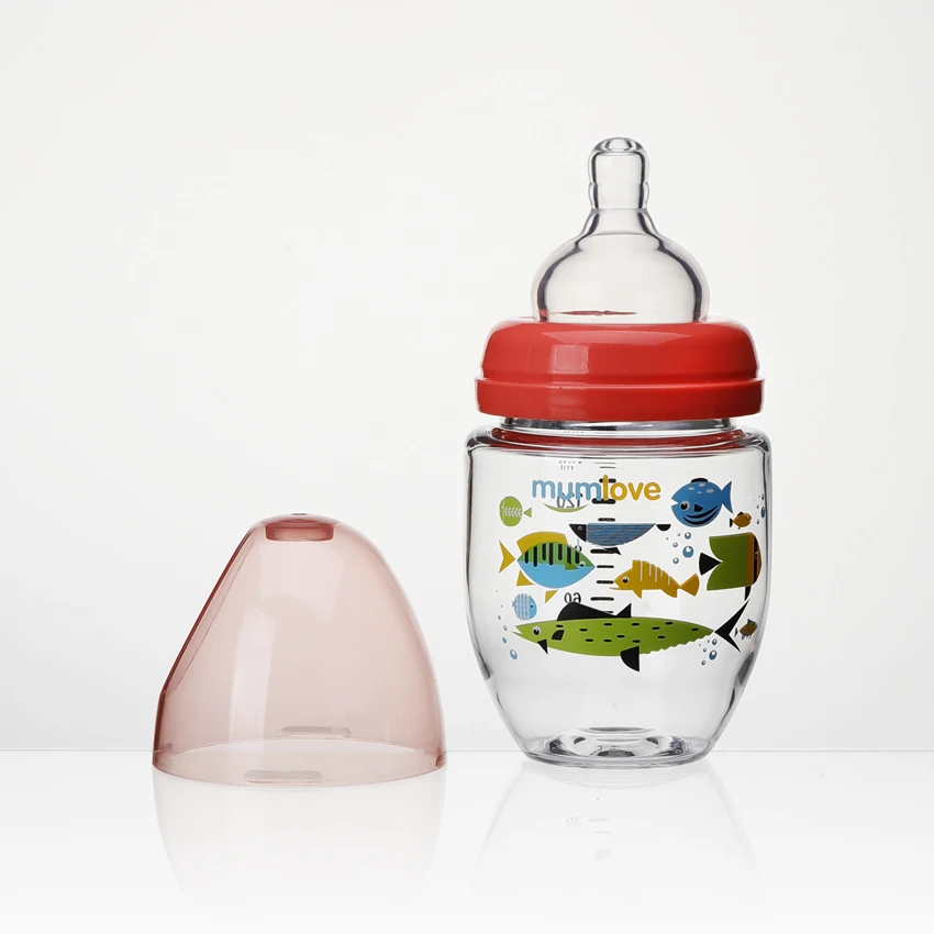 Mumlove 150ml China Factory Best Selling Unique Bpa Free Baby Feeding Bottle