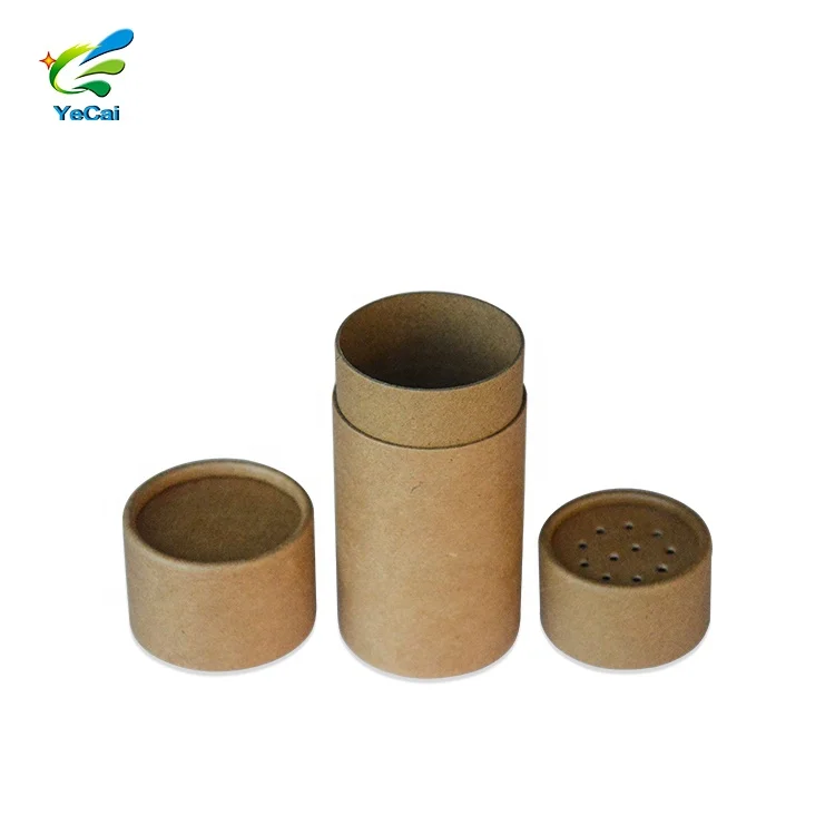 10 g 30 g 50 g spice box rotating  tubes good grade packaging recycle powder pack round container with custom printing