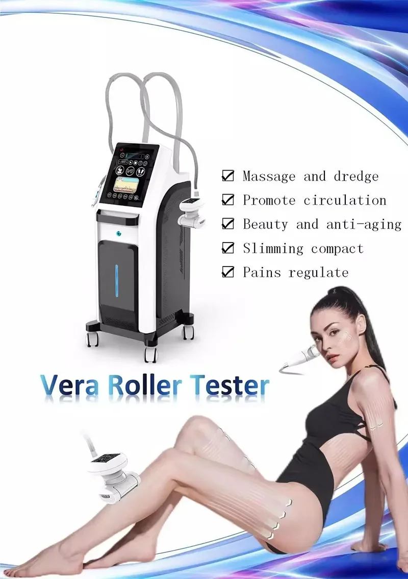 Vera Roller Tester 3d Negative Pressure Mechanical Stimulation Non-invasive Vacuum Body Smooth Deep Massage Therapy Machine