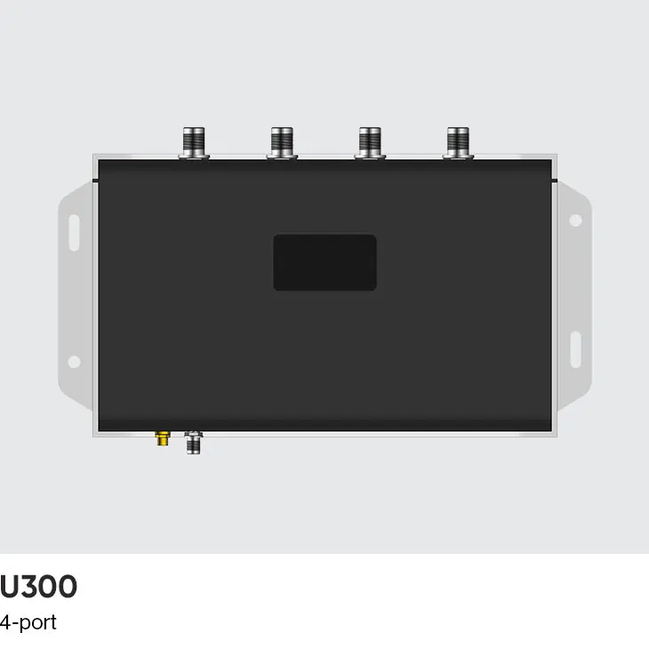 Беспроводная U300-4 портативная промышленная КПК с высоким коэффициентом усиления круговая поляризованная антенна фиксированная Rfid Uhf-ридер Android 11 Bluetooth
