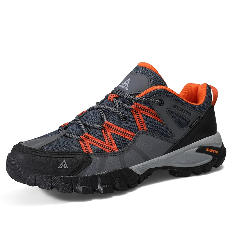 HUMTTO Outdoor Four Seasons Wear-resistant Non-slip Casual Shoes Mesh Breathable  Hiking Shoes