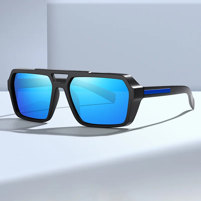 2024 Promotion Luxury Square Polarized Sunglasses for Men and Women Customizable Designer UV400 Pilot Style Eyewear