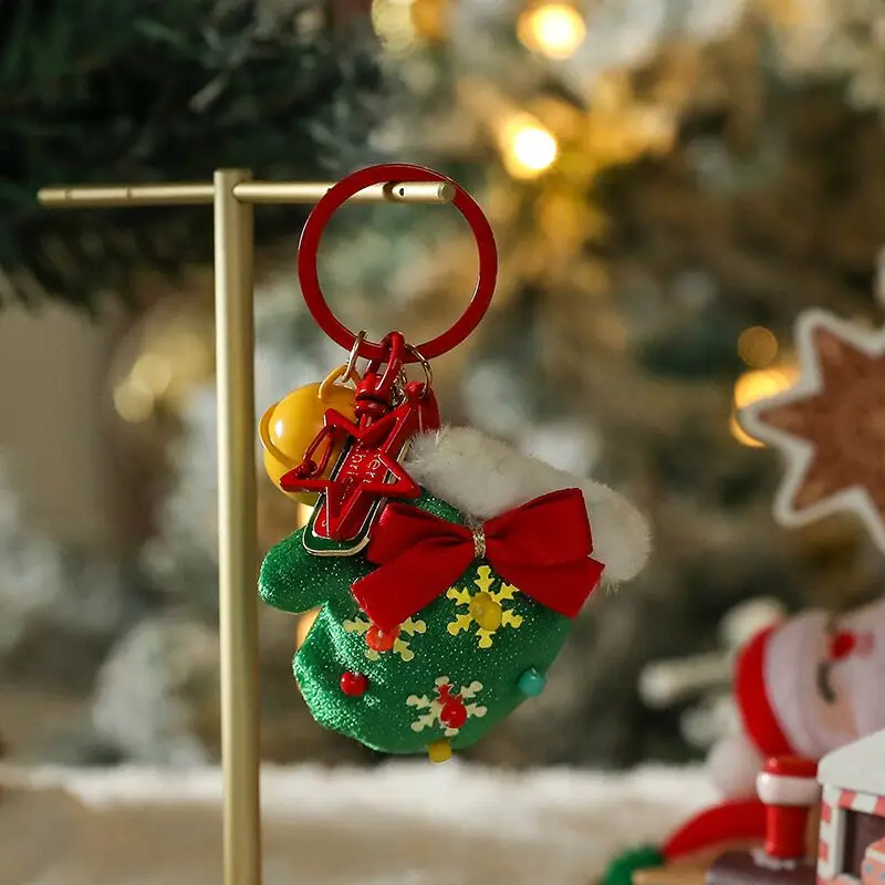 Christmas decorations Christmas tree pendants Christmas gifts plush doll keychain