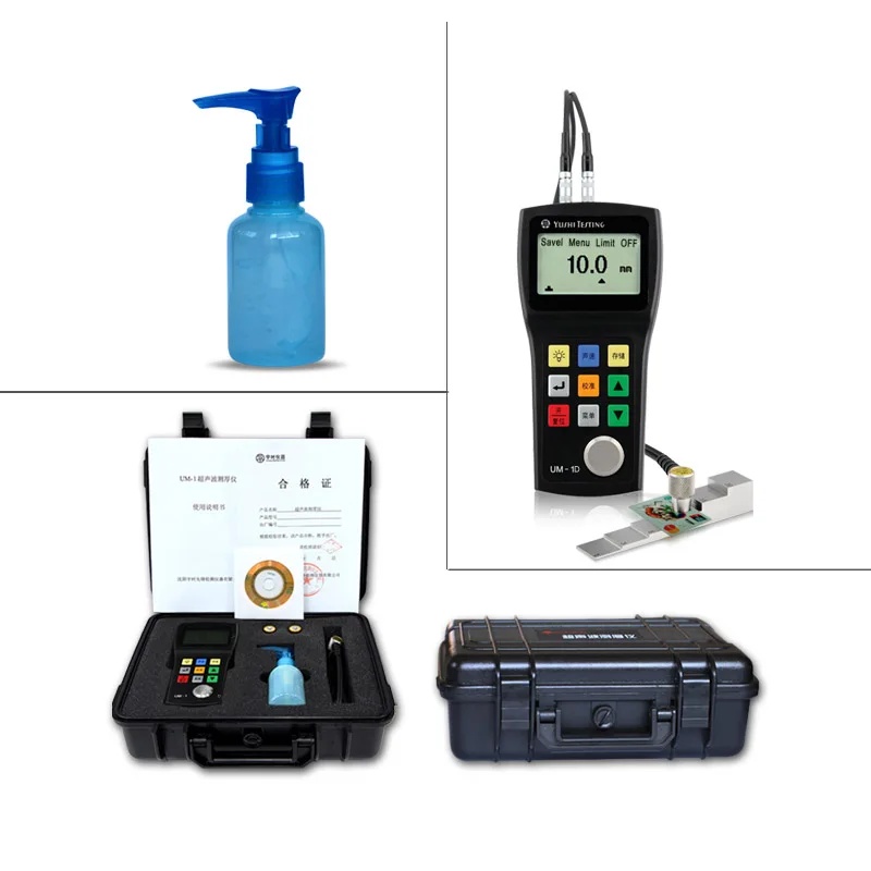  Yushi ultrasonic thickness gauge pipe wall UM-1 with PT-08 Standard
